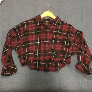 Cropped flannel ( never worn)